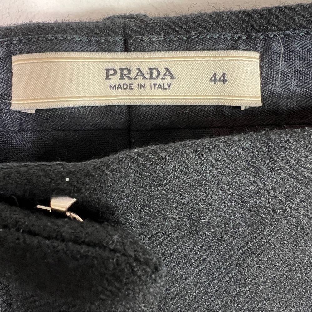 Prada Black Virgin Wool Blend Equestrian Riding Pants Size 8 Made in Italy - Picture 11 of 14